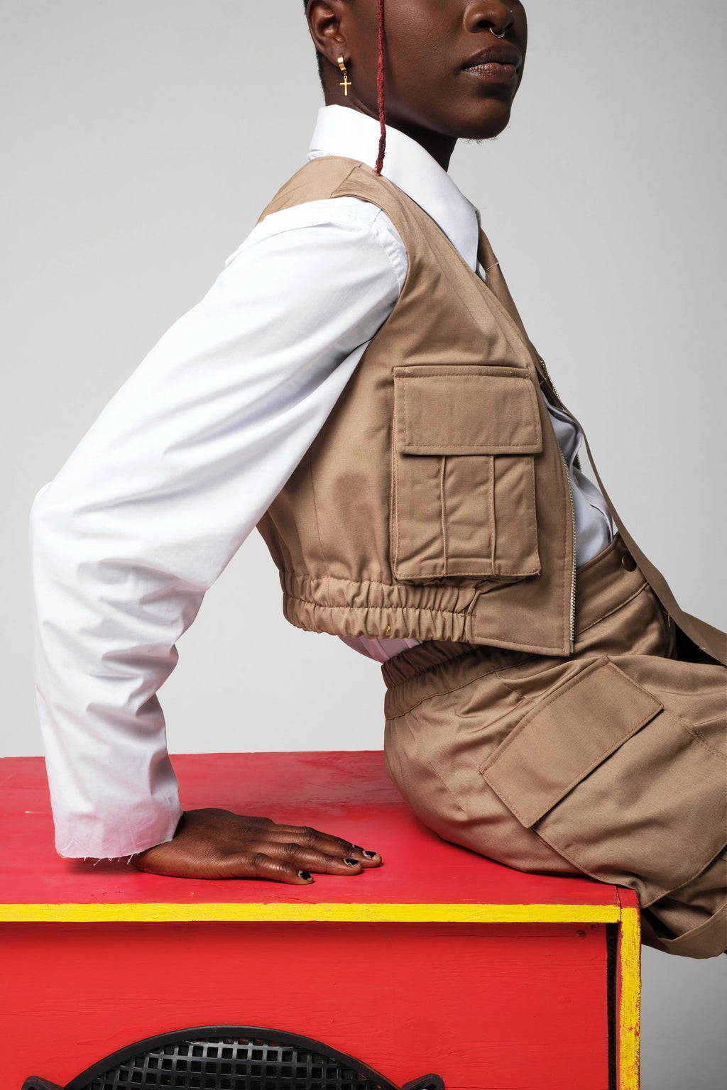 St. Albans Cropped Vest