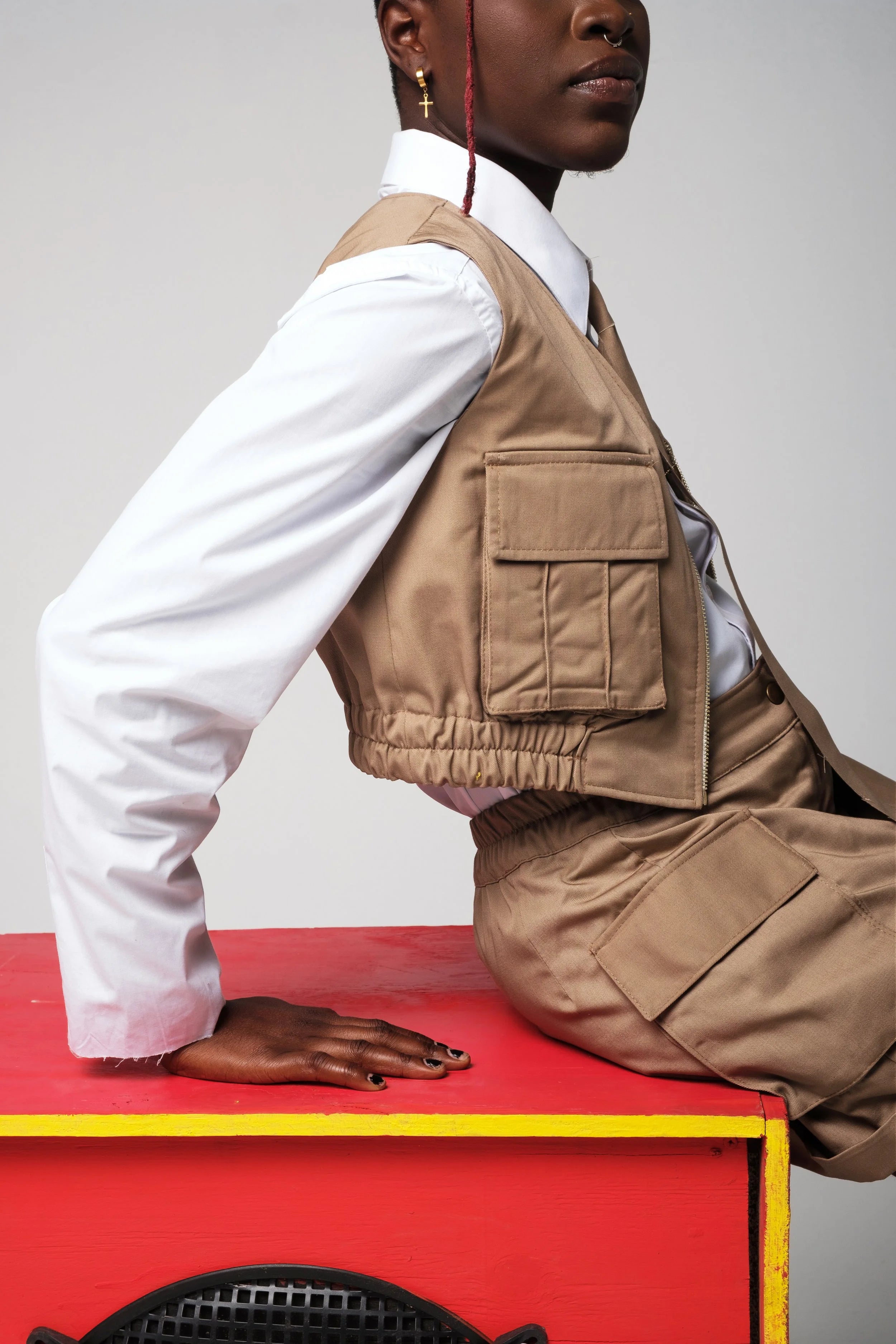 St. Albans Cropped Vest