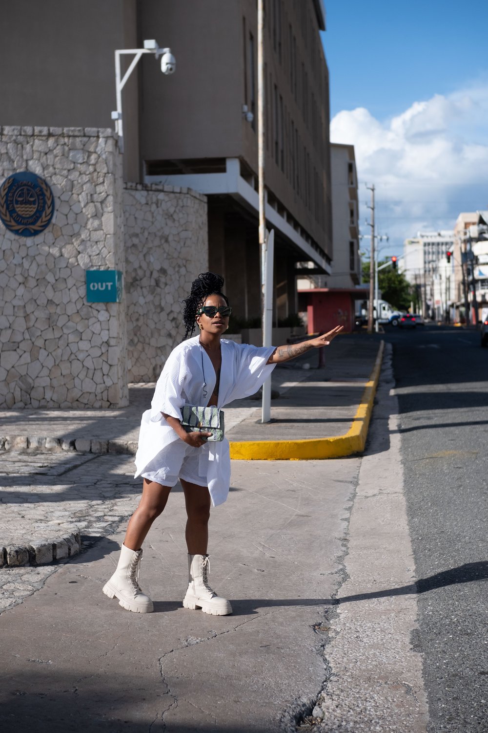 Crushed White Kimono